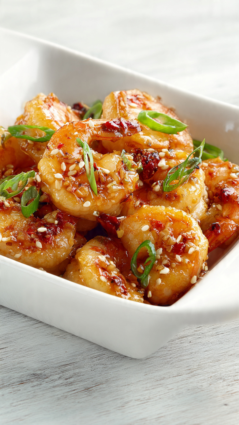High-Protein Honey Garlic Shrimp